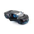 Voiture miniature Bugatti Chiron en métal à l'échelle 1/24ème - MAISTO - Bleu-2