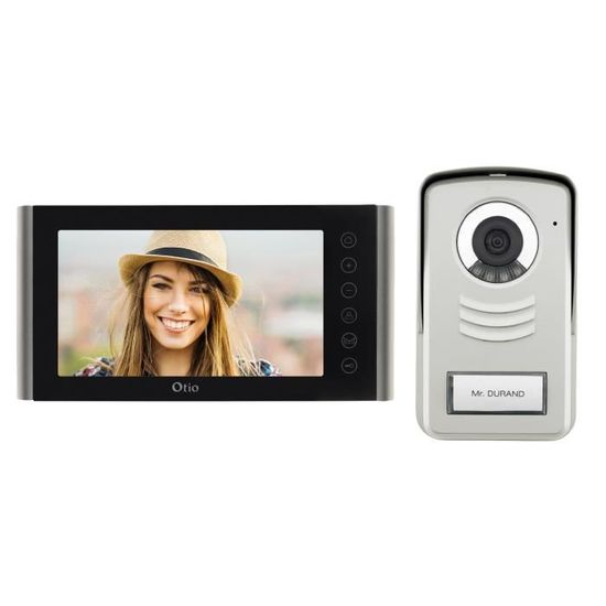 Interphone vidéo sans fil - OTIO - Visiophone portatif avec écran LCD 2,3  pouces et vision nocturne - Cdiscount Bricolage