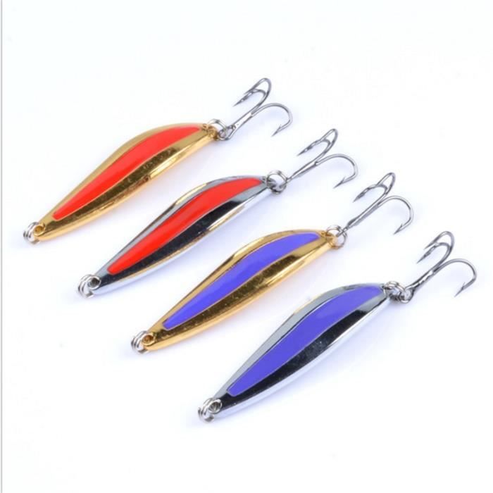 Lot 6 Cuillères De Pêche Métal Moulé – 5-20g, Pour Truite, Bar, Saumon