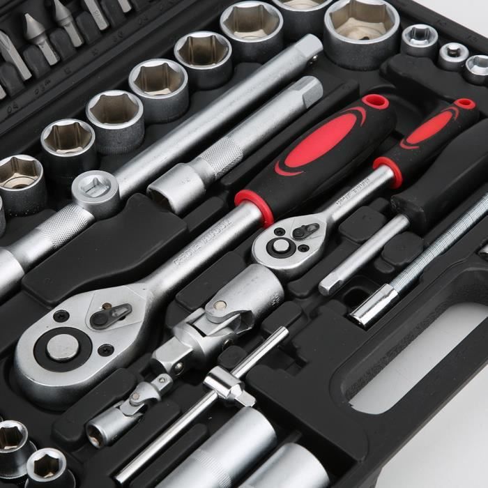 Coffret Clé à Cliquet 1/2 Et Douilles 10-24 Mm - AWTOOLS 13 Pièces - Mécanique Auto