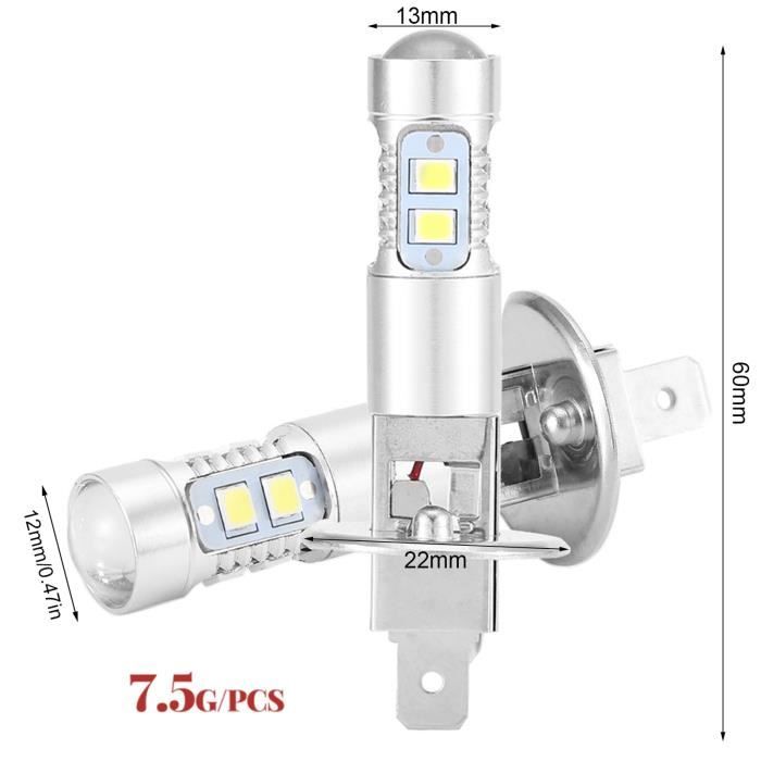 Kit 2 Ampoules LED H1 Super Blanches Pour Daihatsu Copen 2003+ - Phares Ou Antibrouillards