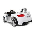Voiture électrique pour enfants Audi TT RS 12V Licence Audi - Blanc-3