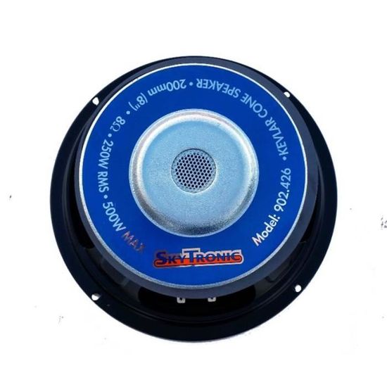 Haut-Parleur De Basses 8 Pouces 250W - Woofer Polypropylène 8 Ohms - Pour Subwoofer Sur Mesure