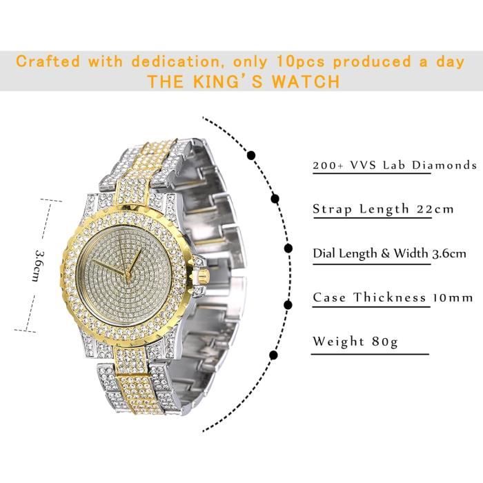 Montre homme sales or 18 carats