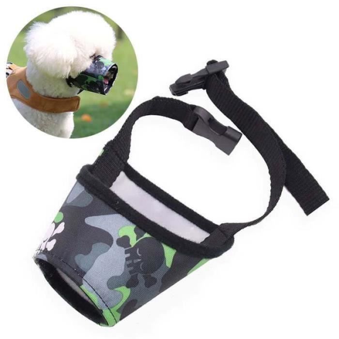 Taille 18cm Pet Anti Barking Dog Muzzle Adjustable Dogs Mask Bark Bite Mesh Mouth Muzzle Anti Grooming Stop Cdiscount