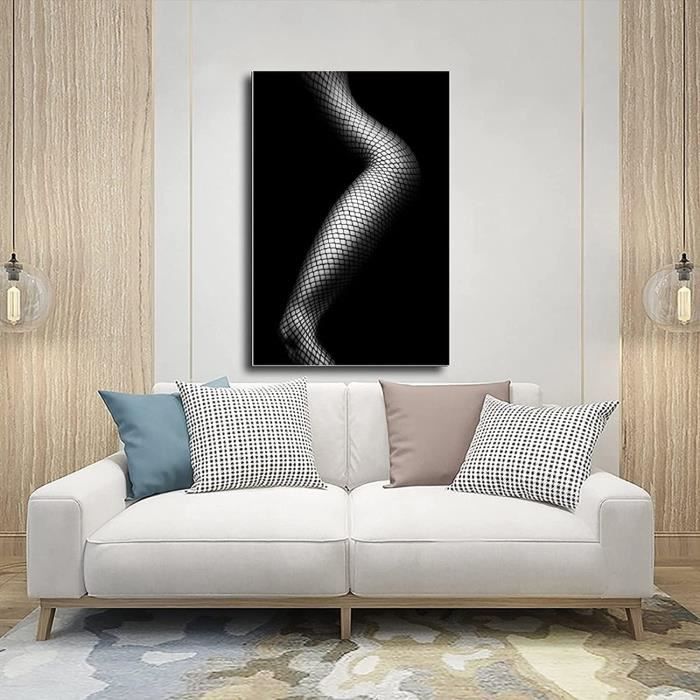 Toile Murale Gécko Avec Jambe - Impression Artistique Sur Toile - Prêt à Accrocher