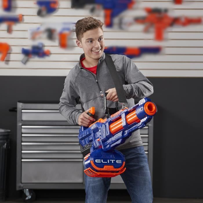 NERF - Elite Titan CS-50 - Blaster motorisé avec tambour 50 fléchettes Nerf  Elite officielles - Cdiscount Jeux - Jouets