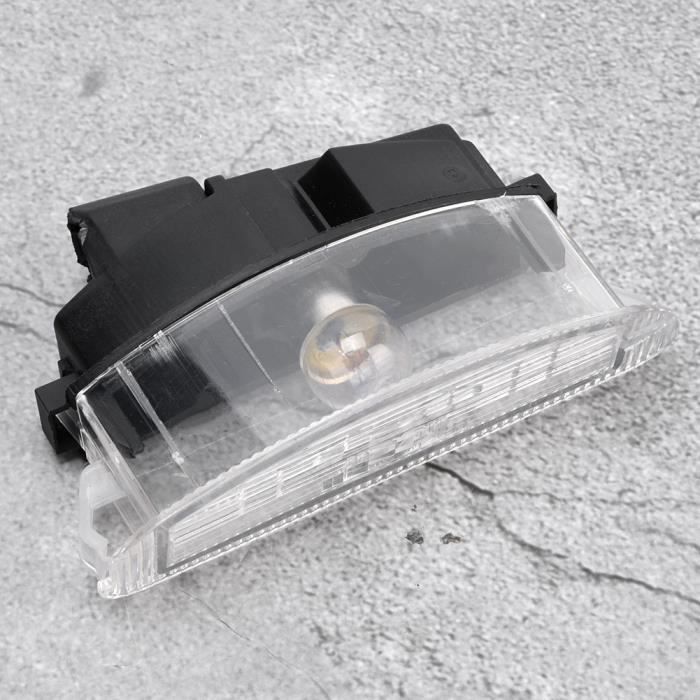 KIMISS Lot De 2 Feux De Plaque D'Immatriculation LED - Pour Renault Clio III, Espace IV, Twingo II - ABS Lumineux & Durable