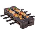TRIOMPH ETF2114 - 2 appareils à raclettes reliables - 1200W - 8 personnes - 4 plaque de grill - 8 caquelons anti-adhésif-4