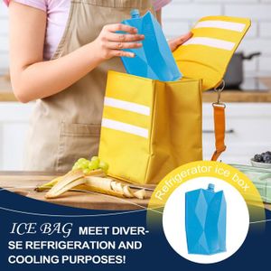 Packs De Glace Réutilisables Centhird – Feuilles Flexibles à Découper, Pour Glacières, Lunchs Et Transport Alimentaire