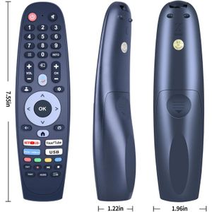 Télécommande Pour TV Continental Edison CELED55CUR19B7 / CELED55KP19B7 - Neuf, Emballage D'Origine