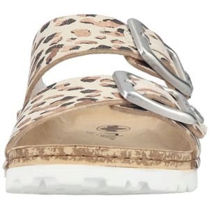 Rieker Mules pour femme 61338, Rouge Combi 35, 37 EU