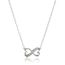 Argent 925 Diamant Noir Accent os collier pendentif