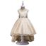 Robe Ceremonie Mariage Fille Soiree Jupe Fille Sans Manches