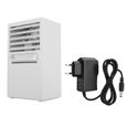 Mini Climatiseur Bureau– Refroidisseur Humidificateur 3 Vitesses avec Parfum – Pour Bureau, Chambre, Salon – Blanc