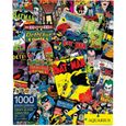 Puzzle 1000 pièces DC Comics Batman Collage - Aquarius - Cinéma et publicité - Jaune - 14 ans et plus-0