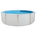 MAGNUM COMPACT Piscine hors sol ronde en acier 550 x 132 cm (Kit complet piscine, Filtre, Skimmer et échelle)-0