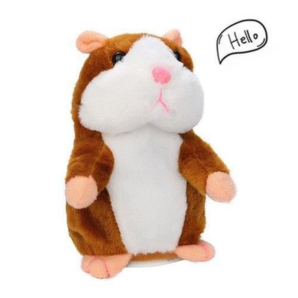 Peluche Hamster parlant Père Noël • Ma Peluche Peluche Hamster parlant Père Noël • Ma Peluche
