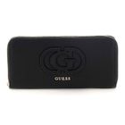 GUESS Porte-monnaie noir pour femme - Calebra SLG Large Zip Around Wallet L 313855