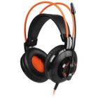 Casque Gaming Somic G925 Noir et Orange - Coussinets Grande Taille, Microphone Omni-Directionnel, Design Léger