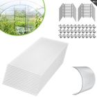 Plaques en Polycarbonate - XMTECH - Lot de 14 - 4mm - Résistant aux UV - Transparent