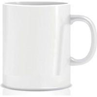 Mug Personnalisables - Tasse Blanches Sublimation - Lot de 6 Mug - Blanc