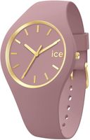 Bracelet silicone / plastique femme - ICE WATCH - Montre Ice Watch Ice Glam Brushed Fall rose Small - Couleur de la matière:Rose