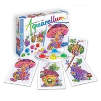 Coffret Aquarellum Junior - SENTOSPHERE - Maisons Lilliputiennes - Tableaux d'aquarelle pour enfants