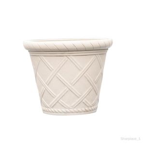 POT DE FLEUR Imitation pierre motif romain Pot de fleur plante 