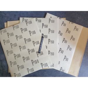 Feuille de papier abrasif format A4 - Papier à poncer, Prixabrasif