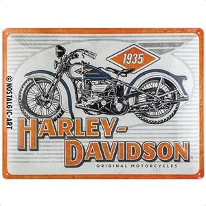 Plaque metal vintage harley davidson - Cdiscount