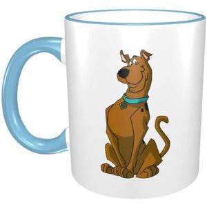 OBJET DÉCORATIF Scooby Doo 3D Full Painting Porcelain Graphic Cup for Desk[1057]