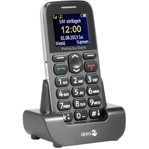MOBILE SENIOR Téléphone portable DORO PRIMO 215 - Gris - Débloqu