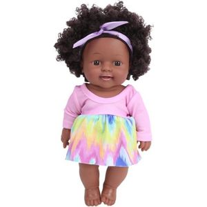 Poupe Noir Africaine Mixte Bebe Jouet Cdiscount