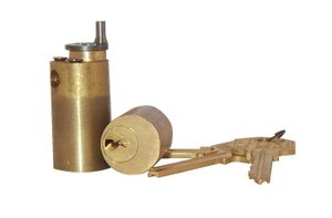 Diverses Tailles Euro-cylindre en laiton serrure de porte 6 Broches Anti-drill Keyed Alike 