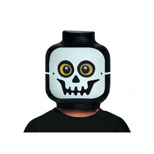 MAQUILLAGE Masque Lego Ninjago squelette - LEGO - 1/2 masque - Noir - Pour enfant - Intérieur