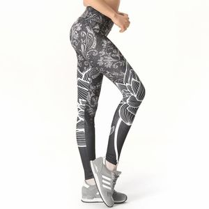 PANTALON DE SPORT Legging de Yoga Femme - Taille Haute - Imprimé Lot