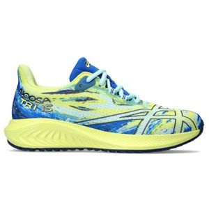 Asics blanche 2025 et jaune fluo