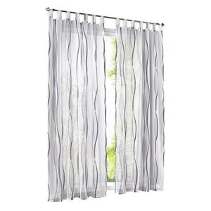 Neufu 1x Rideau Voilage Fenetre Decoration Chambre Rose 130x41cm Achat Vente Rideau Cdiscount