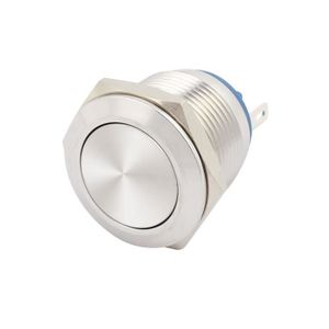 sourcingmap/® 19mm 15mm 1NO File/étiquettes haute t/ête bouton poussoir Interrupteur momentan/é