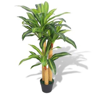FLEUR ARTIFICIELLE Elegant Plante artificielle avec pot Dracaena 100 