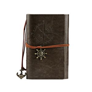 Brun Journal en cuir Cahier de voyageurs rechargeable Bloc-notes Journal journalier Agenda pour hommes Femmes Étudiants 