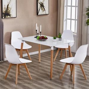 1:12 Table à manger et deux chaises en bois blanc Miniature meubles de  cuisine pour maison de poupée (3 pièces)-SPR - Cdiscount Jeux - Jouets