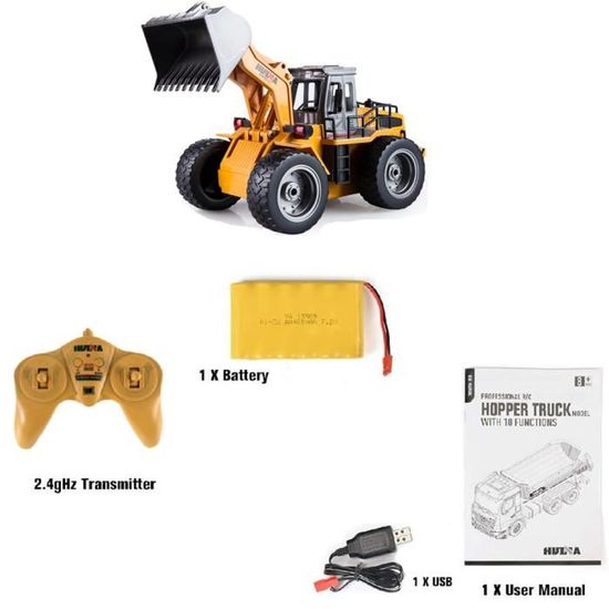 Lot De 4 Crochets Métalliques JDM Pour Camions RC 1/14 - Pour Remorques, Chargeurs, Bennes