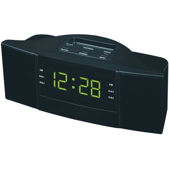 WEYE-Réveil LED Lumière Horloge Table Snooze Numérique Double Alarme 13