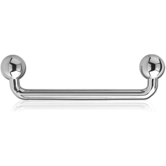 Micro Agrafe Titane 90° Inoki - 1.5mm Avec Boules - Pour Piercing De Surface