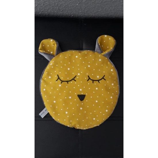Bouillotte Seche Bio Nounours Moutarde Etoilee Cdiscount Pret A Porter