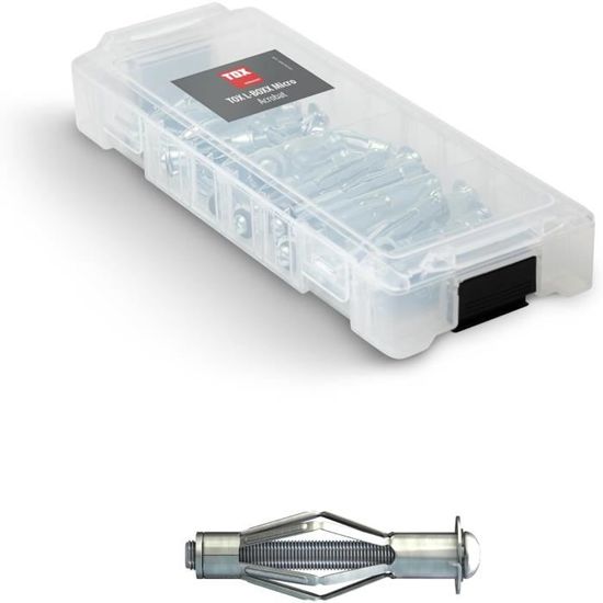Boîte De Tri TOX L-Boxx Mini - Pour Vis Et Chevilles - Compartiments Adjustables, Empilable, Lavable Au Lave-Vaisselle