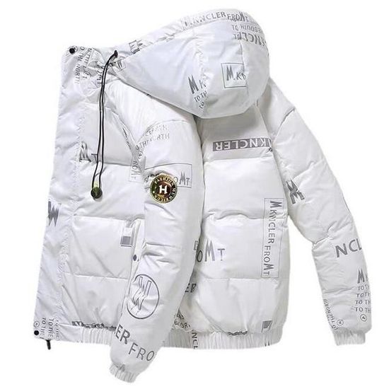 Doudoune avec Capuche Manteau Blouson Homme hiver Luxe marque Homme A Blanc Cdiscount Pret a Porter