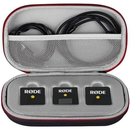 Coque étanche Microphone Étui De Transport Rode Wireless Go 2 YOUSHARES - Protection EVA étanche - Flocage Intérieur étui EVA Antichoc